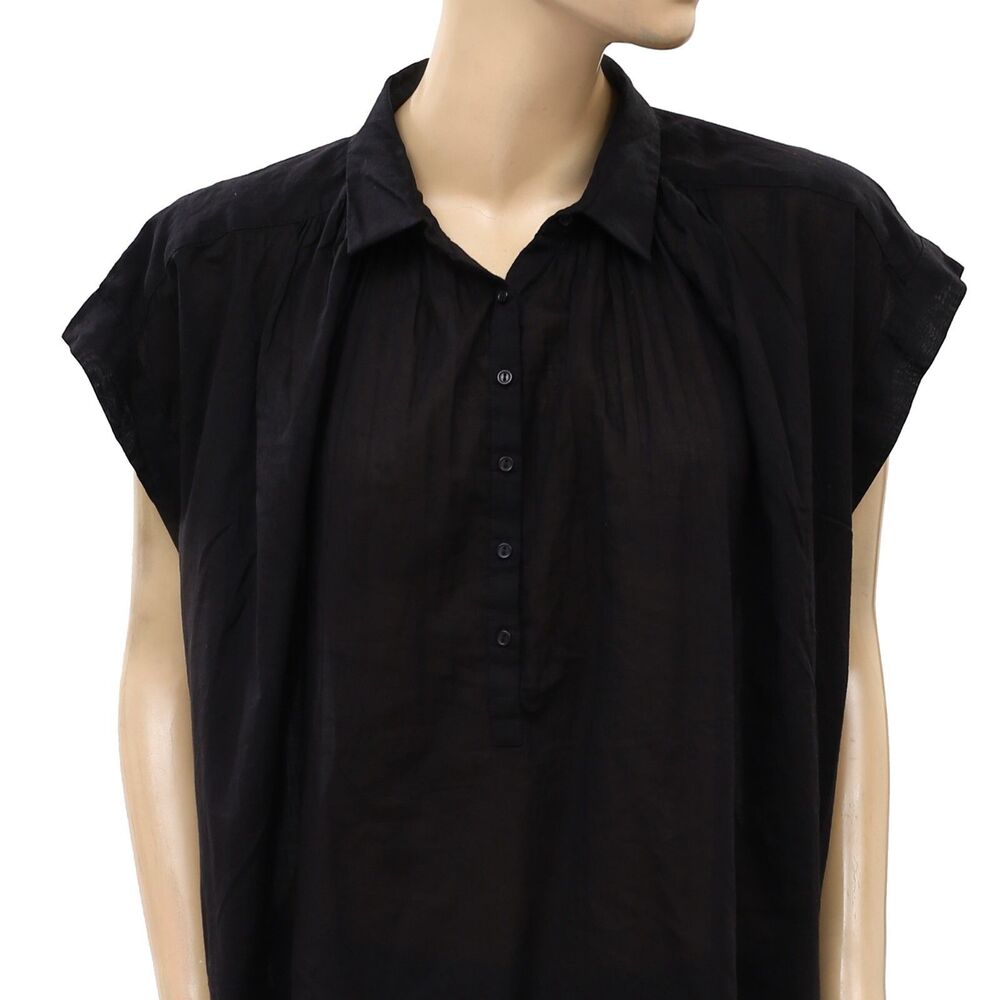 Nili Lotan Normandy Shirt Tunic Top Kimono Formal Cotton Oversized L New 280968 - Picture 6 of 8